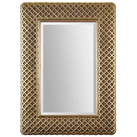 Carressa Gold Mirror